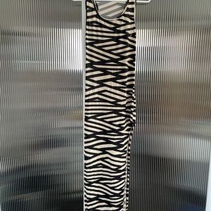 Maxi side slit summer dress